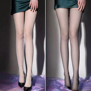 Pearlescent Silk Stockings Sexy Nylon Pantyhose