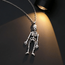 Load image into Gallery viewer, Retro Skeleton Man Necklace