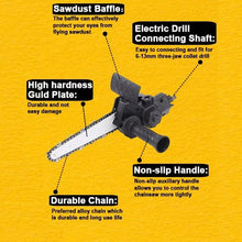 Load image into Gallery viewer, Electric Drill Chain Saw