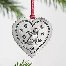 Load image into Gallery viewer, Solid Pewter Christmas Tree Ornament