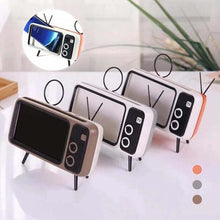 Load image into Gallery viewer, Retro TV BlueTooth Speaker Mobile Phone Holder
