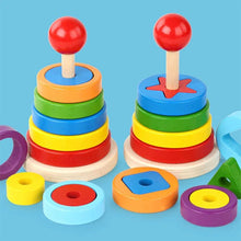 Load image into Gallery viewer, Educational Tower of Matching Building Blocks Toy