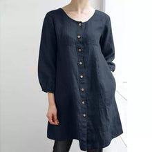 Load image into Gallery viewer, Cotton Linen Button Shirt