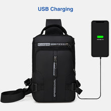 Load image into Gallery viewer, Multi-Usage Chest Bag with Charging Port