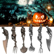 Load image into Gallery viewer, Halloween Gift Skeletal Cutlery Sets