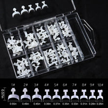 Load image into Gallery viewer, Glue-On French Manicure Nails Kit (100 pcs)