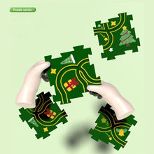 Load image into Gallery viewer, Children&#39;s Educational Puzzle Railway Car Playset