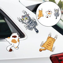 Load image into Gallery viewer, Cute Cat Cartoon Decal Car Stickers, 3 pcs