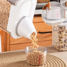 Load image into Gallery viewer, Cereal Dispenser Easy Flow Storage Jar Plastic Grocery Container