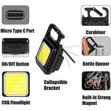 Load image into Gallery viewer, Saker Mini Flashlight Keychain🔦