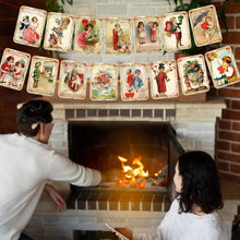 Load image into Gallery viewer, Vintage Style Christmas Banner