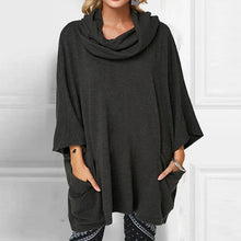 Load image into Gallery viewer, Casual Three-quarter Sleeve Loose Large Size Knitted Tops