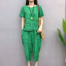 Load image into Gallery viewer, Printed Fashion Two Piece Set