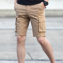 Load image into Gallery viewer, Men multi-pocket overalls shorts