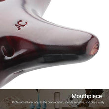 Load image into Gallery viewer, [HOT SALE]-12 Holes Ocarina Alto C Smoldering Ceramic Submarine SharpChain +Display BaseS