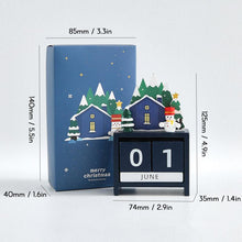 Load image into Gallery viewer, Calendar Block - Wooden Perpetual Desk Calendar