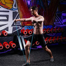 Load image into Gallery viewer, Double Toning Resistance Tube Heavy Quality Exercise Band for Stretching