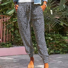 Load image into Gallery viewer, Ladies Casual Drawstring Baggy Pants With Pockets