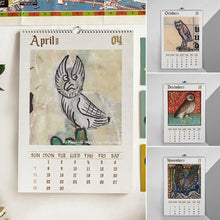 Load image into Gallery viewer, 🦉Weird Medieval Owl Calendar 2024📅