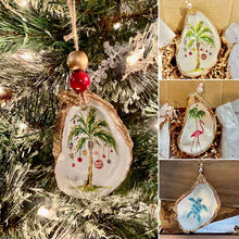 Load image into Gallery viewer, Oyster Shell Art Ornament | Christmas gift