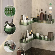 Load image into Gallery viewer, Multifunctional wall-mounted U-shaped rotating storage corner shelf