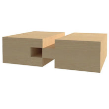 Load image into Gallery viewer, 3-Teeth T-type Tenon Knife Cutter 2PCS - Yellow 1/4