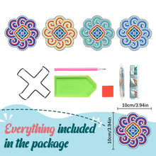 Load image into Gallery viewer, 🌸Diamond Crafts Coasters Diamond Painting Coasters (Mandala)