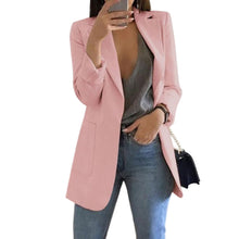 Load image into Gallery viewer, Women&#39;s Fashion Lapel Slim Cardigan Temperament Suit Jacket