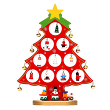 Load image into Gallery viewer, DIY Wooden Mini Christmas Tree Set