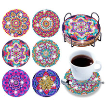 Load image into Gallery viewer, 🌸Diamond Crafts Coasters Diamond Painting Coasters (Mandala)