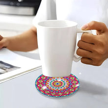 Load image into Gallery viewer, 🌸Diamond Crafts Coasters Diamond Painting Coasters (Mandala)