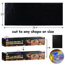 Load image into Gallery viewer, New Cuttable Non-Stick BBQ Grill Mats with Cutting Box💗