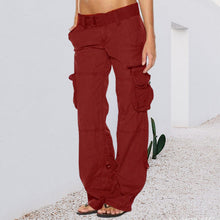 Load image into Gallery viewer, Multi-pocket Cargo Pants