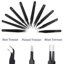 Load image into Gallery viewer, Precision Stainless Steel Tweezers (10 PCs)