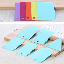 Load image into Gallery viewer, Cake Scraper Edge Decorating Set (6 PCs)
