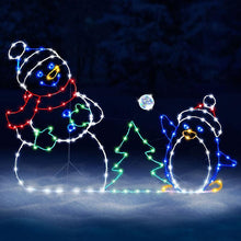 Load image into Gallery viewer, Playful Animated Snowball Light
