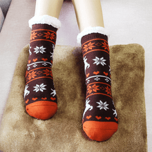Load image into Gallery viewer, Thermal Fleece Slipper Socks