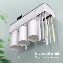 Load image into Gallery viewer, Practical Toothbrush Holder Set With Toothpaste Dispenser