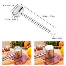 Load image into Gallery viewer, Stainless Steel Tenderizer Meat Hammer