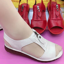 Load image into Gallery viewer, Solid Color Soft Sole Summer Sandals