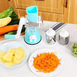 3 in 1 Rotary Cheese Grater Vegetable Slicer