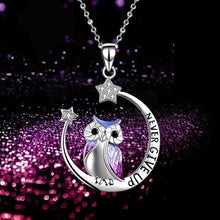 Load image into Gallery viewer, 🦉Never Give Up Inspiration Necklace
