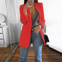 Load image into Gallery viewer, Women&#39;s Fashion Lapel Slim Cardigan Temperament Suit Jacket