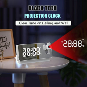 🔥🔥Mirror projection alarm clock⏰