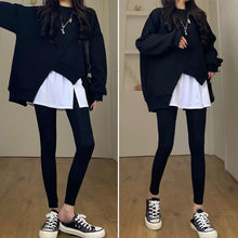 Load image into Gallery viewer, Women High Waist Fake Top Lower Sweep