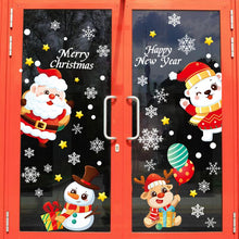 Load image into Gallery viewer, Christmas Window Clings Double-Sided Re-appliable Decoration
