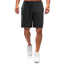 Load image into Gallery viewer, Lockere Freizeitshorts aus Leinen für Herren