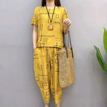 Load image into Gallery viewer, Printed Fashion Two Piece Set
