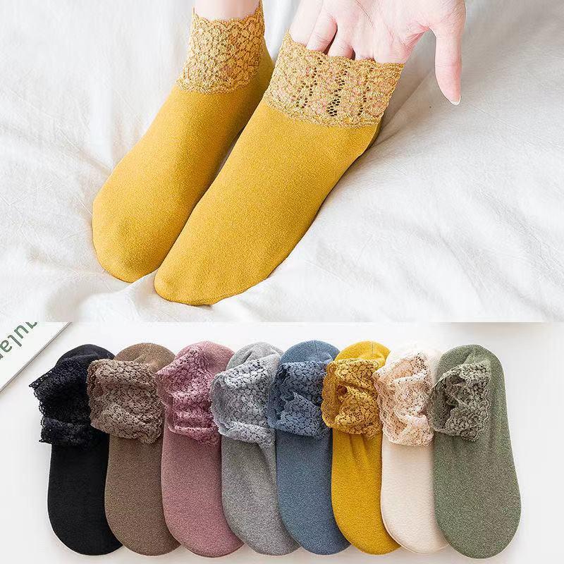 (🎅EARLY CHRISTMAS SALE🎅)Winter New Fashion Lace Warmer Socks
