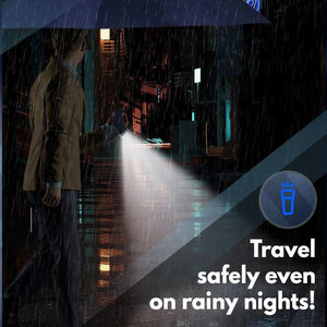 LED Windproof Sun & Rain Umbrella